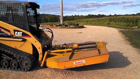 homemade skid steer brush hog|bush hog skid steer brush cutter.